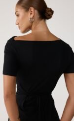Lane Mini Dress (Black) - Image 6