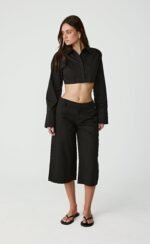 Ryley Midi Pants (Black) - Image 9