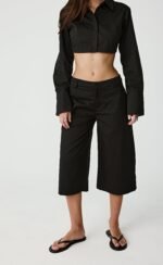 Ryley Midi Pants (Black) - Image 11
