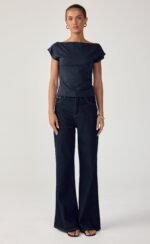Oslo Top (Navy) - Image 4