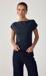 Oslo Top (Navy)