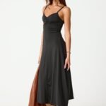 Poppy Midi Dress (Black)