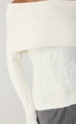 Pavati Long Sleeve Top (Off White) - Image 5