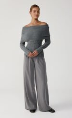 Pavati Long Sleeve Top (Slate Marle) - Image 2
