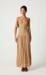 Seduce Maxi Dress (Nude) - Image 2
