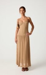 Seduce Maxi Dress (Nude) - Image 8