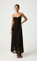 Seduce Maxi Dress (Black) - Image 7