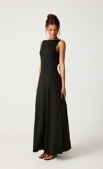 Soulmate Maxi Dress (Black) - Image 3