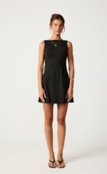 Soulmate Mini Dress (Black) - Image 4