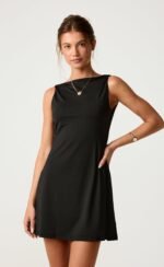 Soulmate Mini Dress (Black) - Image 6