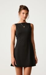 Soulmate Mini Dress (Black) - Image 3