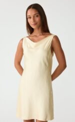 Springtime Mini Dress (Lemon) - Image 4