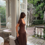 Suri Maxi Dress (Chocolate)