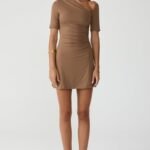 Vilma Mini Dress (Mocha)