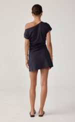 Adelaide Mini Dress (Navy) - Image 3