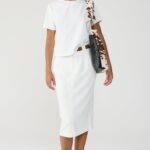 Bryson Midi Skirt (White)