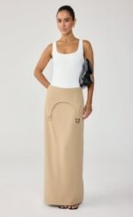 Campbell Maxi Skirt (Honey) - Image 7