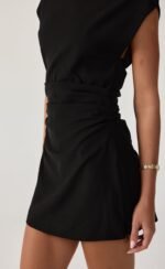 Canyon Mini Dress (Black) - Image 5