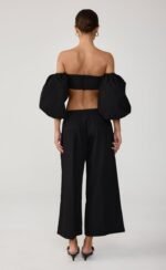 Teigen Midi Pants (Black) - Image 5