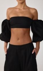 Teigen Midi Pants (Black) - Image 6