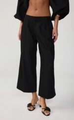 Teigen Midi Pants (Black) - Image 3