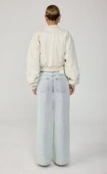 Ellina Bomber Jacket (Oat Texture) - Image 6