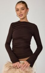 Elysse Top (Chocolate) - Image 2