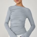 Elysse Top (Muted Blue)