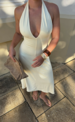 Sable Midi Dress (Butter)