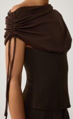 Georgette Corset (Chocolate) - Image 6