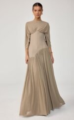 Giovanna Maxi Dress (Mushroom)