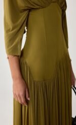 Giovanna Maxi Dress (Olive) - Image 5
