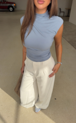 Stolen Top (Muted Blue)
