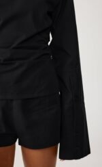 Jordynn Long Sleeve Top (Black) - Image 5