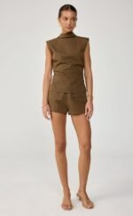 Jordynn Shorts (Khaki Green) - Image 7