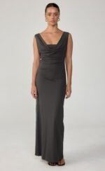 Josette Maxi Dress (Slate) - Image 6