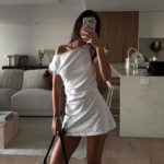 Adelaide Mini Dress (White)