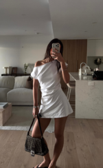 Adelaide Mini Dress (White)