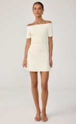 Piper Mini Dress (Oat)