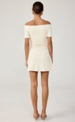 Piper Mini Dress (Oat) - Image 3