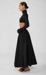 Herlow Maxi Skirt (Black) - Image 8