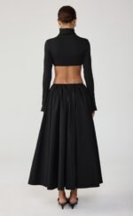 Herlow Maxi Skirt (Black) - Image 3