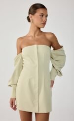 Raelynn Mini Dress (Sage) - Image 7