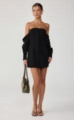 Raelynn Mini Dress (Black)