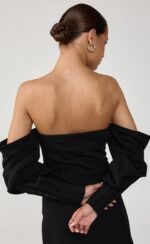 Raelynn Mini Dress (Black) - Image 3
