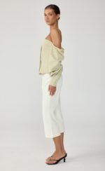 Hollie Midi Pants (Cream) - Image 7