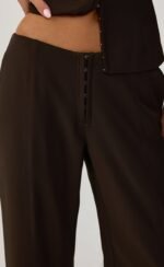 Cellina Pants (Chocolate) - Image 2