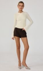 Norah Shorts (Chocolate) - Image 6