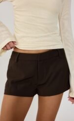 Norah Shorts (Chocolate) - Image 2
