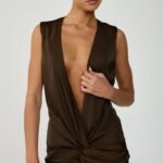 Solenne Top (Chocolate)